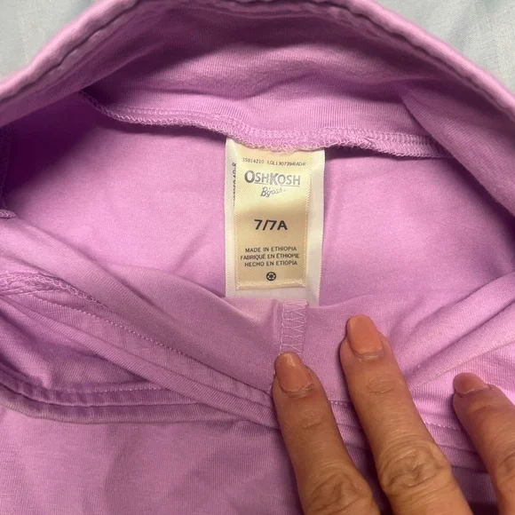 OshKosh B'gosh Lavender Bike Shorts - Picture 2 of 4